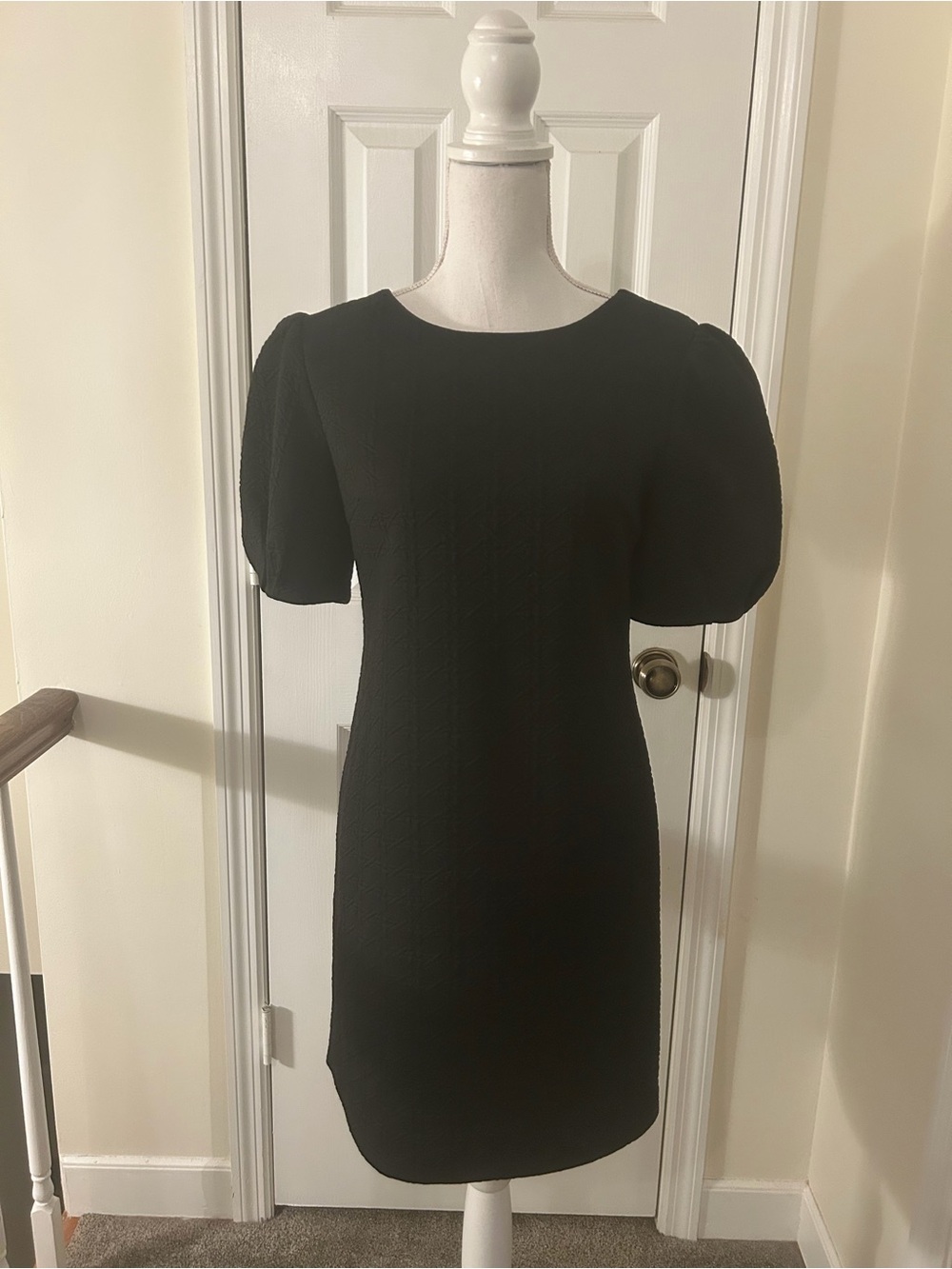 Almost Pink “Jacquard” Black Dress NWT!